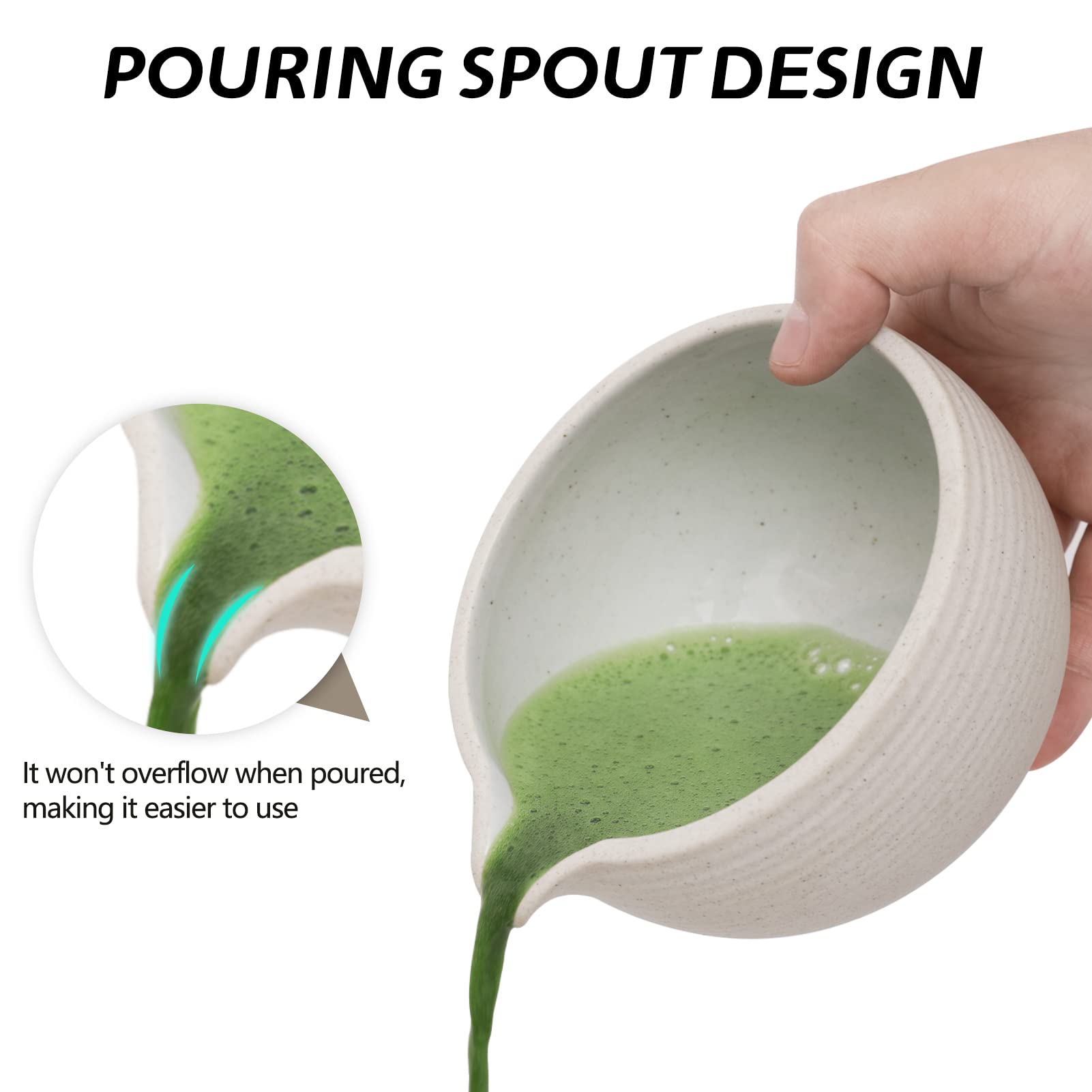 Artcome Japanese Matcha Tea Set | 10-Piece Bamboo & Ceramic Kit