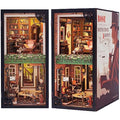 CUTEBEE Rose Detective Agency DIY Book Nook Kit - 3D Wooden Puzzle Dollhouse