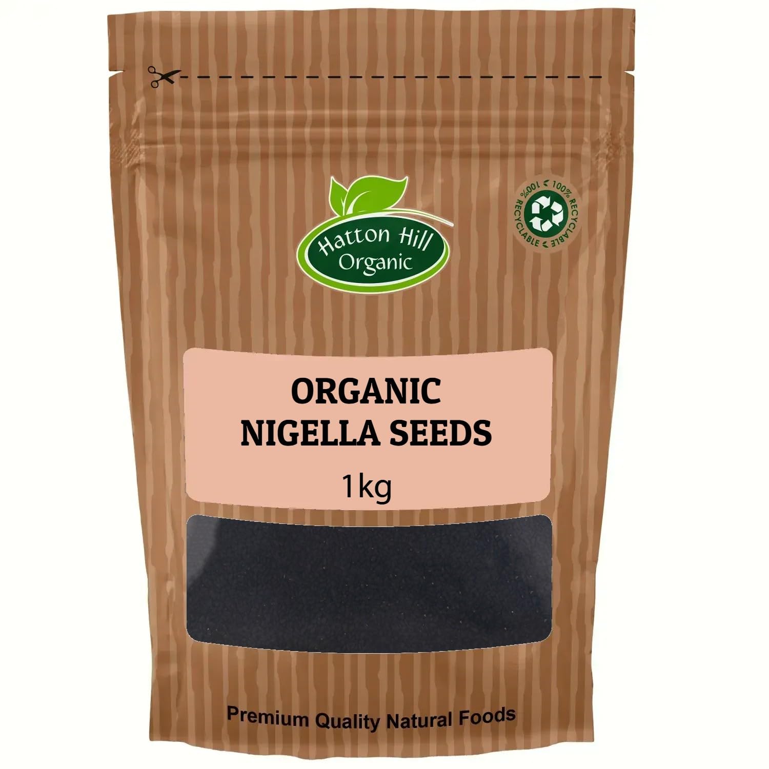 Organic Nigella Seeds (Kalonji) 1kg – Premium Black Cumin by Hatton Hill