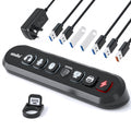 Atolla 7-Port USB 3.0 Hub with 36W Power Adapter and 1.5m Cable