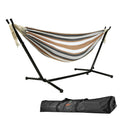 Goutime 9Ft Double Hammock with Heavy-Duty Steel Stand - 550 lbs Capacity