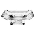 Garneck Glass Soap Dish – Elegant Transparent Draining Holder for Bathroom
