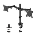 GRIFEMA Dual Monitor Arm Desk Mount | 13-27 inch Ergonomic VESA Stand