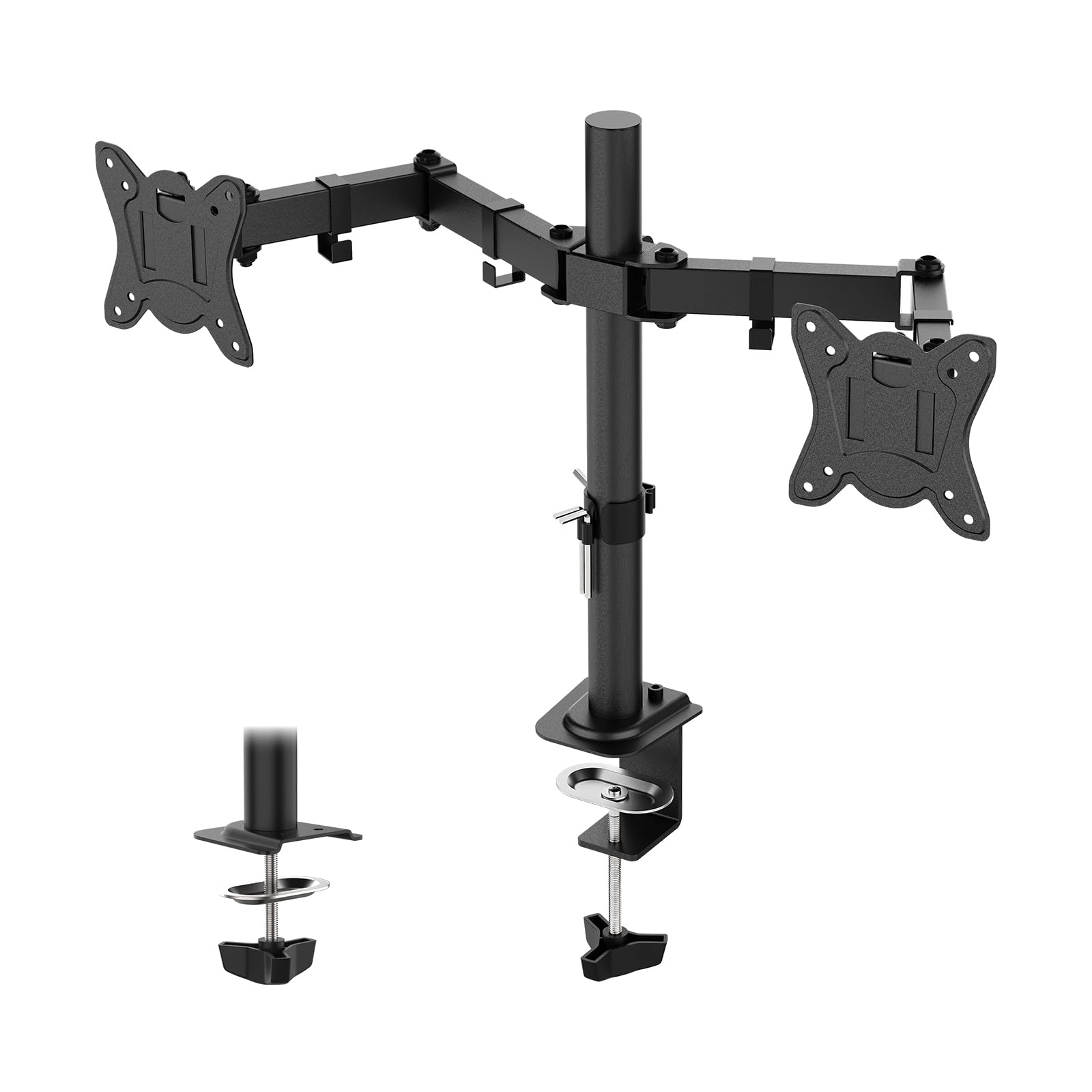 GRIFEMA Dual Monitor Arm Desk Mount | 13-27 inch Ergonomic VESA Stand