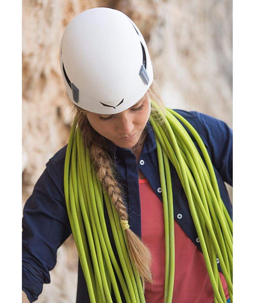 Salewa Pura Climbing Helmet – White ABS Hardshell Mountaineering Gear
