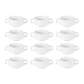 Olympia Athena Stacking Porcelain Soup Bowls - 290ml White (Pack of 12)
