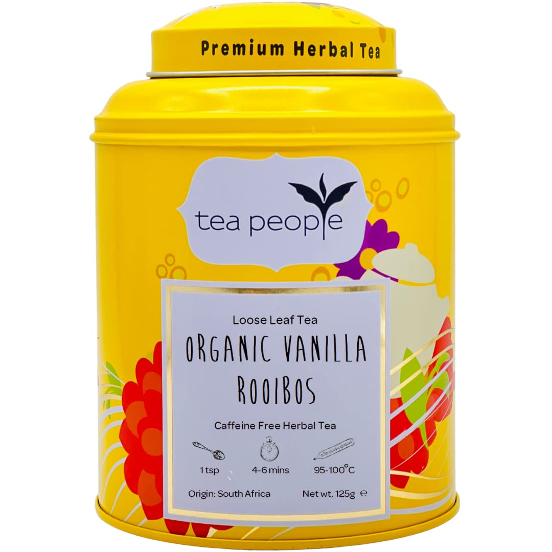 Tea People Organic Vanilla Rooibos Loose Leaf Tea - 125g Caddy