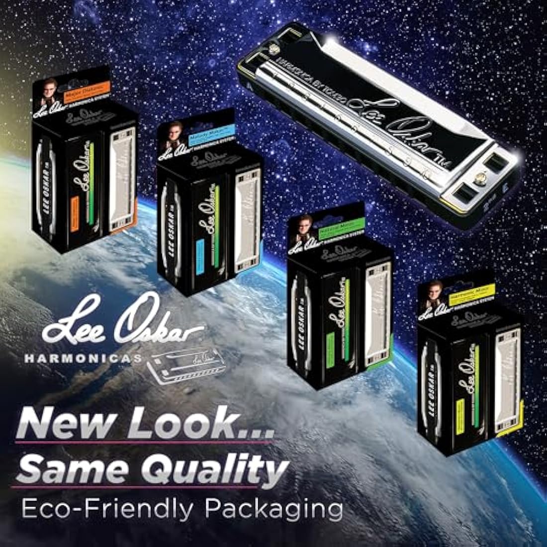 Lee Oskar Major Diatonic Harmonica in C – Professional Blues Instrument