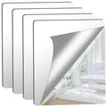 4-Pack Acrylic Adhesive Mirror Tiles - 50x60cm, 2mm Thick