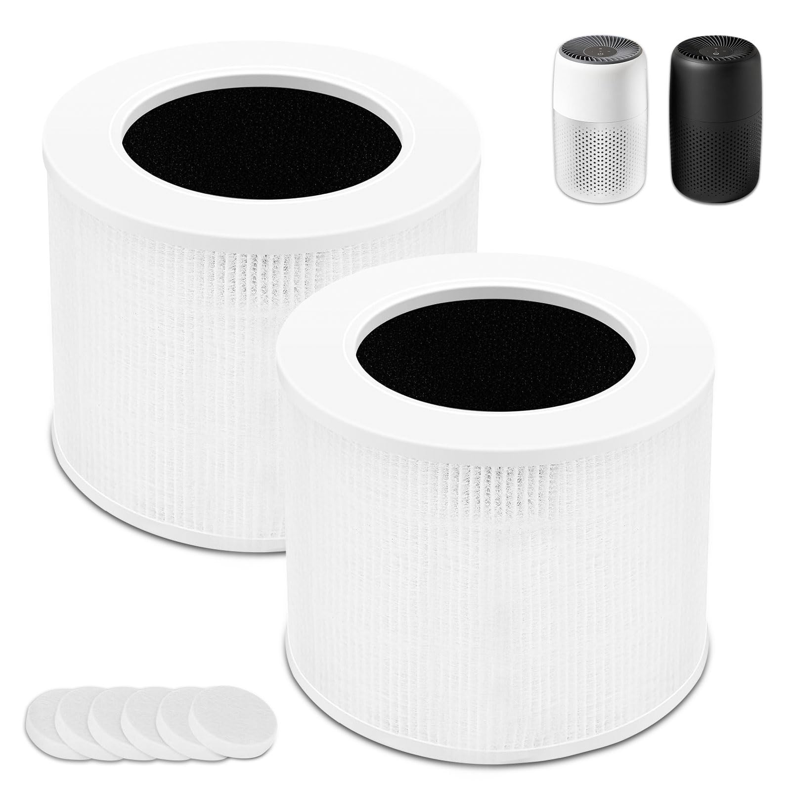 Core Mini Replacement Filter for LEVOIT - H13 True HEPA 2 Pack