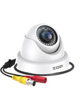 ZOSI 1080P Hybrid 4-in-1 CCTV Dome Camera | Weatherproof Night Vision