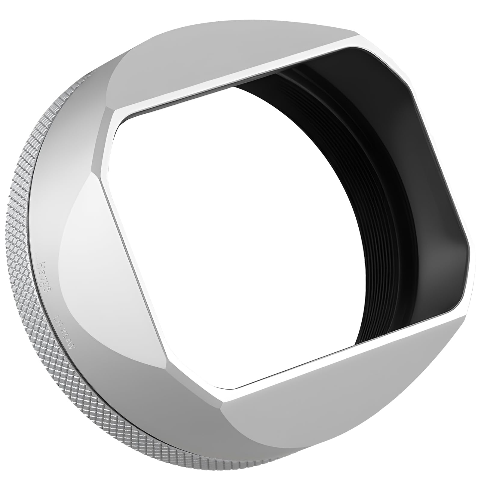 Haoge LH-X54W Square Metal Lens Hood with 49mm Adapter for Fujifilm X100VI