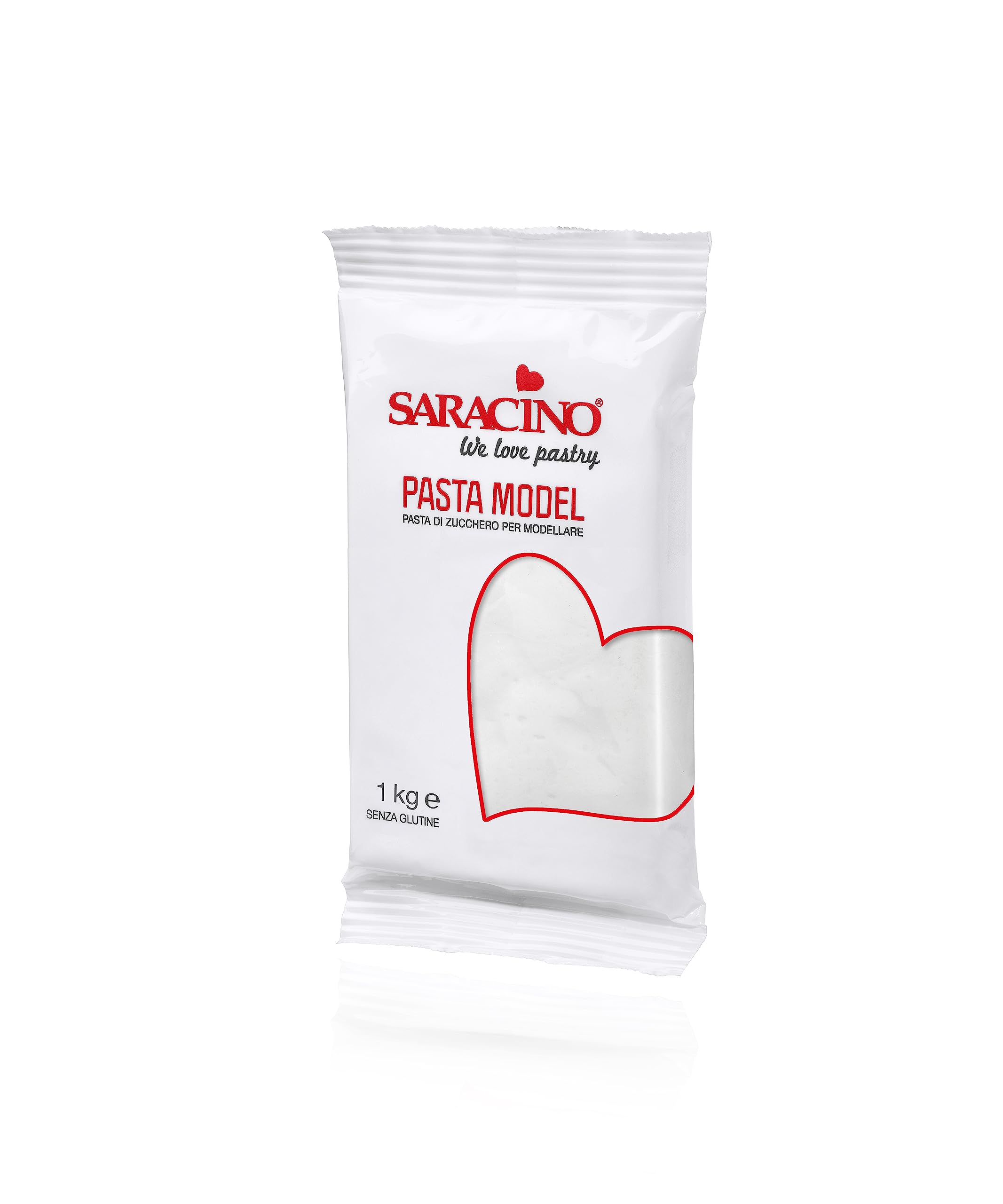 Saracino White Sugar Paste for Modelling – 1kg Gluten Free Fondant