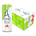 ASPIRE Healthy Energy Drink – Strawberry Watermelon – 12 x 330ml Cans