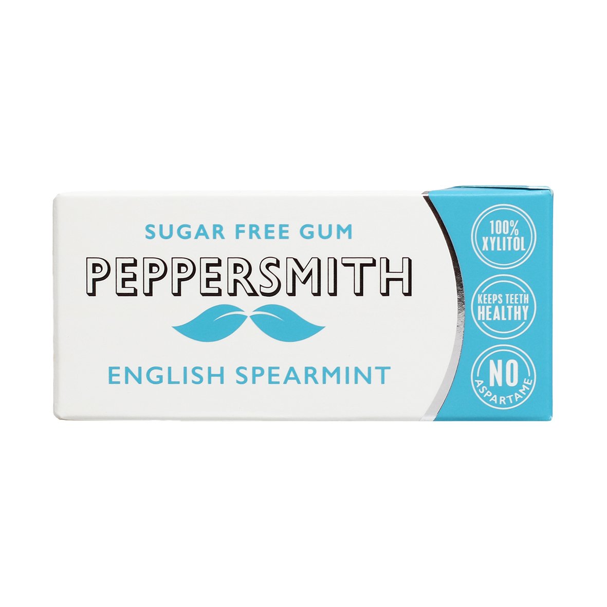 Peppersmith Spearmint Chewing Gum - Sugar-Free Xylitol Gum - 7 x 15g