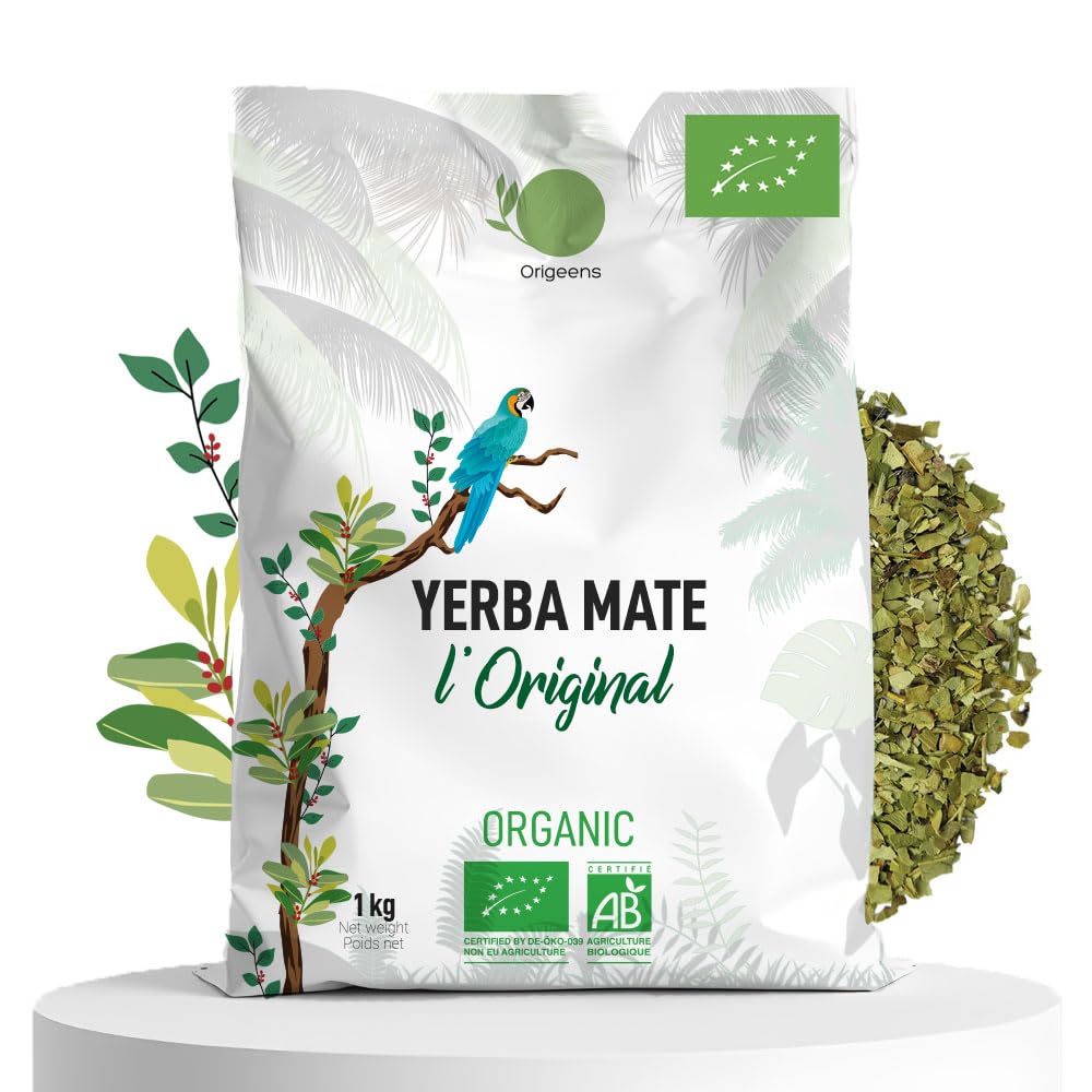 Origeens Organic Yerba Mate 1kg – Unsmoked Loose Leaf Energy Tea