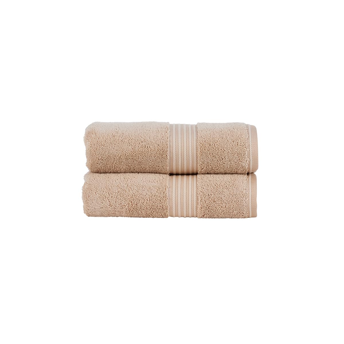 Christy Supreme Hygro Hand Towels – 2 Pack – Stone Beige Supima Cotton