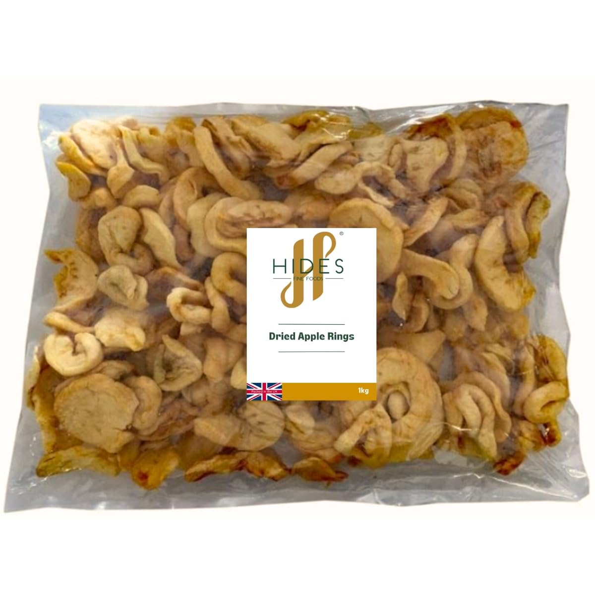 Hides Fine Foods Dried Apple Rings 1kg – GMO Free Natural Fruit Snack