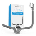 Bächlein Pop-up Bathtub Drain Kit with Sieve and Flexible Overflow