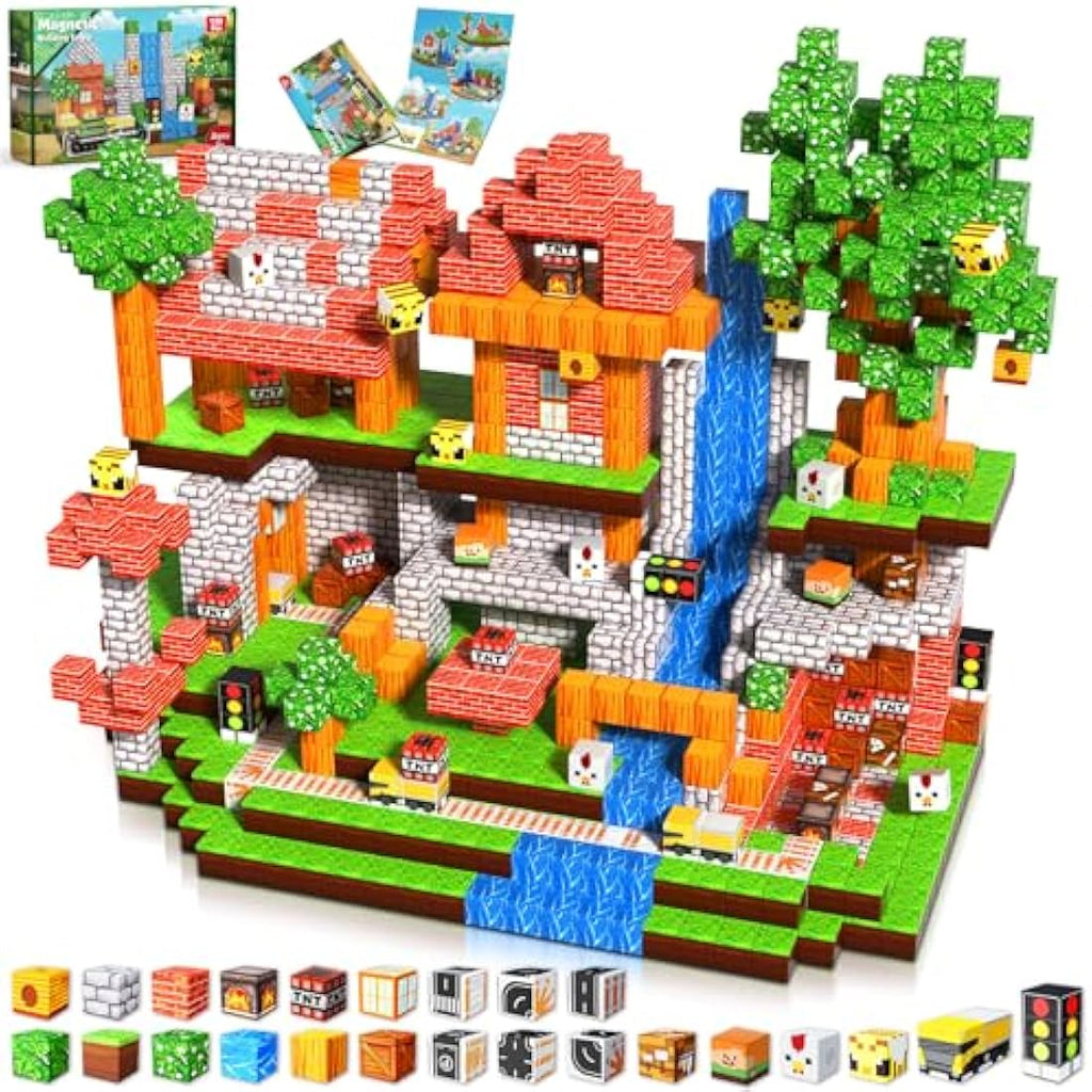 150PCS Magnetic Building Blocks – STEM Sensory Construction Toy