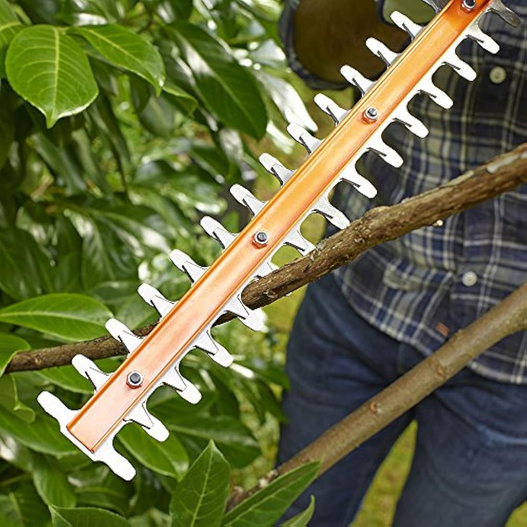 Black + Decker 45cm Electric Hedge Trimmer – 420W Dual Action Blade