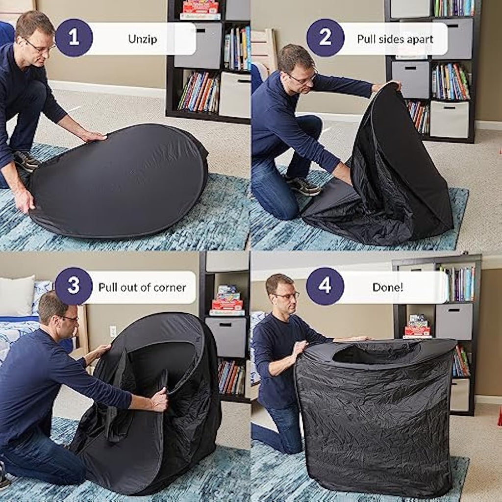 Jolof Store Sensory Blackout Tent – Calm Down Corner for Autism & SPD
