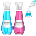 HOFORIFE 2-Pack Glass Mouthwash Dispenser | 9oz Leak-Proof Refillable Bottle