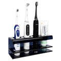 Linkidea Acrylic Electric Toothbrush Holder - 4 Slot Bathroom Organizer