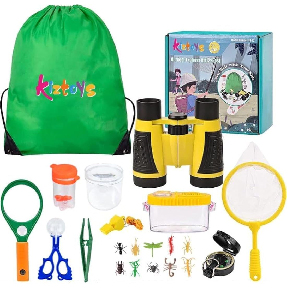 Kids Outdoor Explorer Kit – 22pc Educational Adventure Set