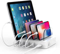 SOOPII 4-Port Charging Station for Multiple Devices with 4 Cables