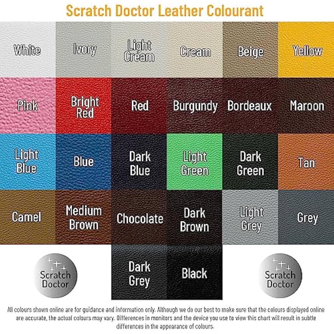 The Scratch Doctor Leather Repair Kit for Furniture & Car Seats - Beige