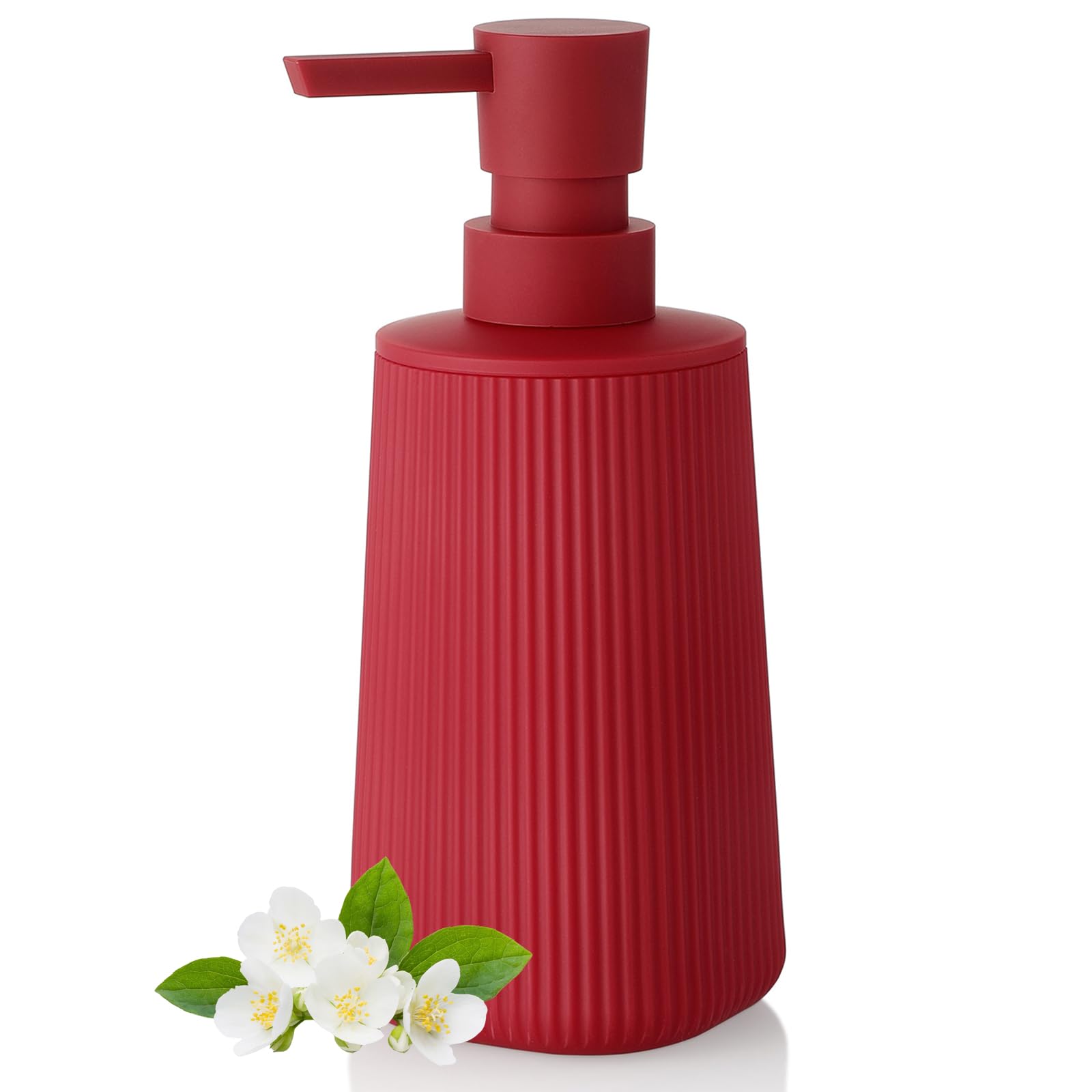Red Hand Soap Dispenser | Refillable 250ml ABS Liquid Bottle