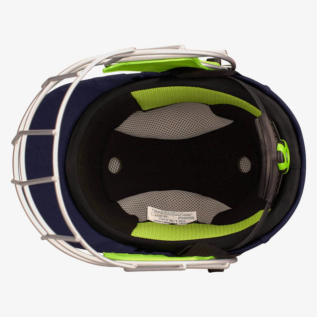 Kookaburra Pro 600 Cricket Helmet – Navy Steel Faceguard – L/XL