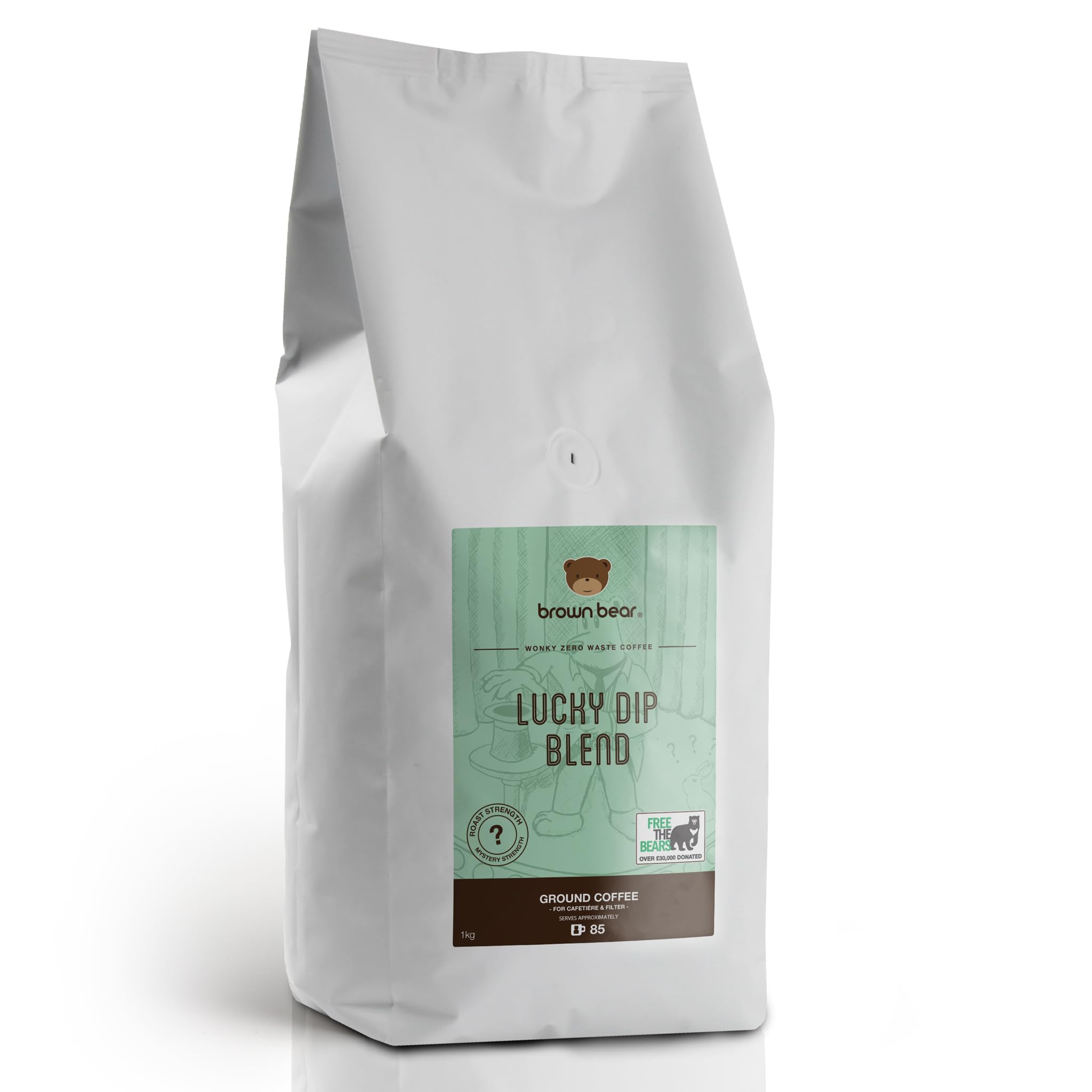 Zero Waste Ground Coffee 1kg – Mystery Lucky Dip Blend