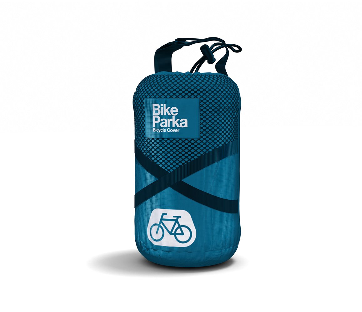 BikeParka URBAN Waterproof Bicycle Cover | Ripstop Nylon – CIEL Blue
