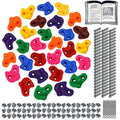 ALPIDEX Children's Climbing Holds - 30 Piece Set with Mounting Material