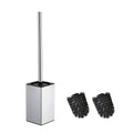 BGL Stainless Steel Toilet Brush Holder | Chrome Square Floor Stand