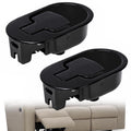 Relax Armchair and Sofa Lever, Solid Aluminium Metal Handle Black without Poweka Cable 2 Pieces