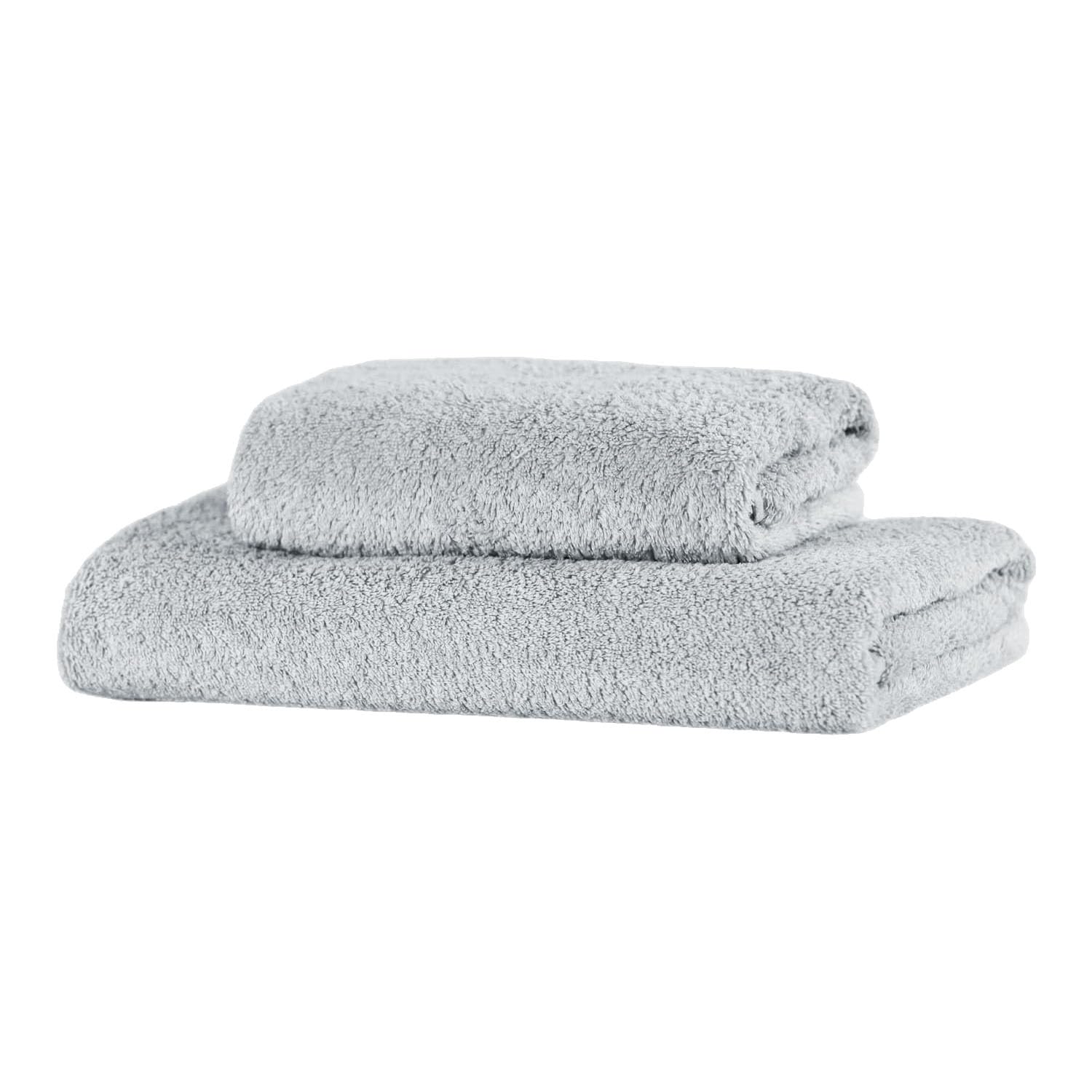 Giovanni Dolcinotti 100% Cotton Bath Towels - Set of 2 - Pearl Grey