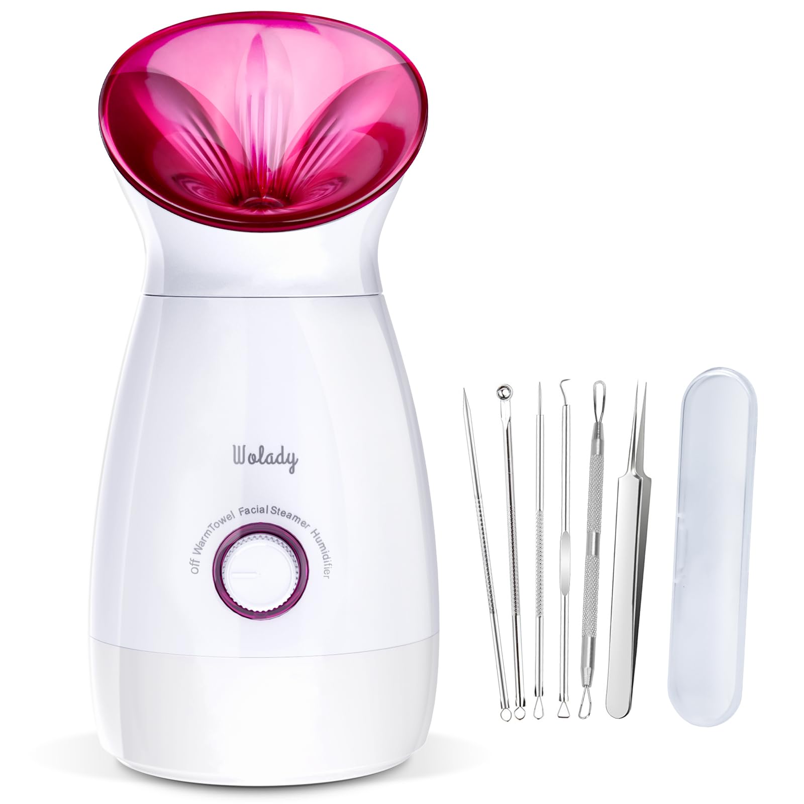 Wolady Nano Ionic Facial Steamer | 3-in-1 Hot Mist Face Spa & Humidifier