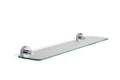 Croydex Metra Glass Shelf – Chrome Plated Flexi-Fix Wall Storage