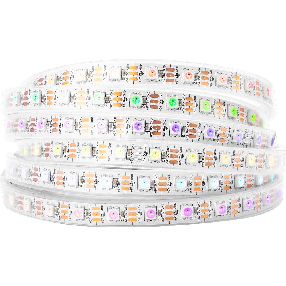 BTF-LIGHTING WS2812B Addressable LED Strip | 5m 60LEDs/m IP67 Waterproof