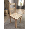 Atlas Heavy Duty Solid Pine Dining Chair – Unfinished Wood