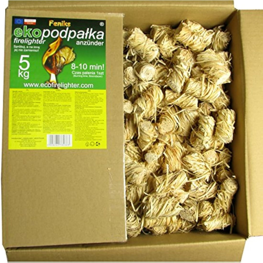 Feniks Ecological Firelighters | 500pcs Natural Kindling for BBQ & Stoves