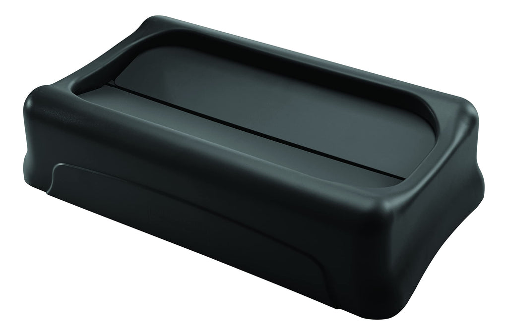 Rubbermaid Slim Jim Swing Lid – Black Commercial Waste Bin Cover