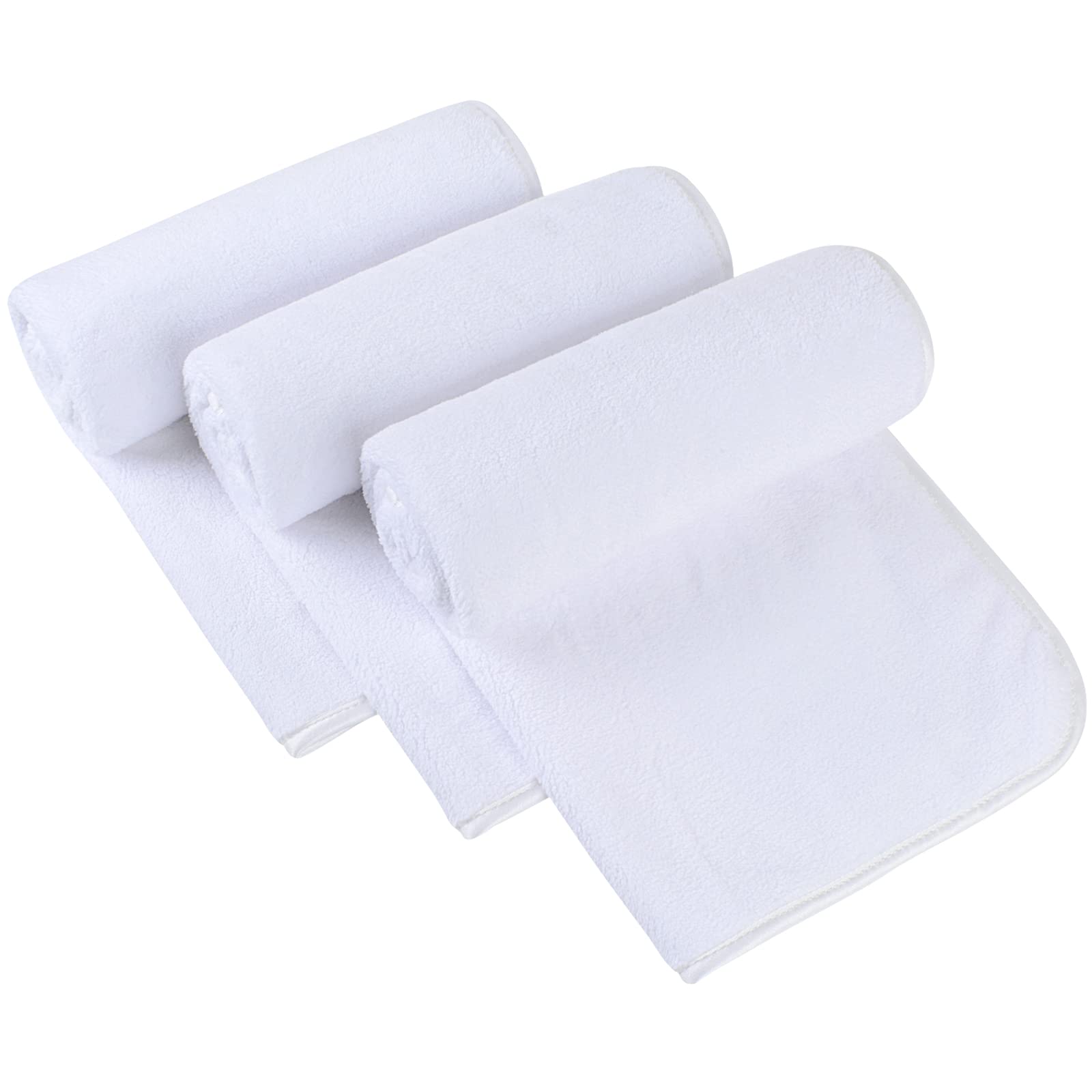 SINLAND Microfiber Hand Towels | Super Soft Face Washcloths | 3 Pack