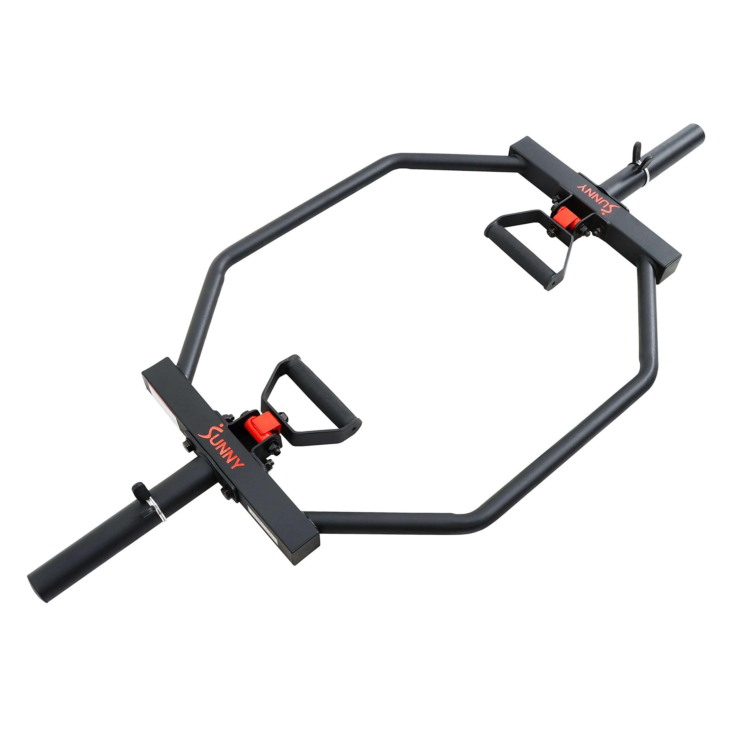 Sunny Health & Fitness Olympic Hex Trap Barbell - 400 LB Capacity