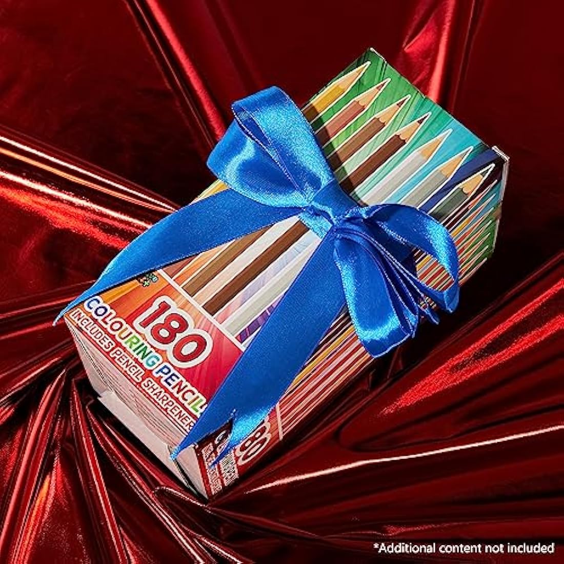 KreativeKraft Coloured Pencils Set of 180 – Art Supplies with Sharpener