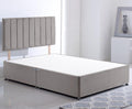 ComfoRest King Size Divan Bed Base | Silver Plush Upholstered Frame