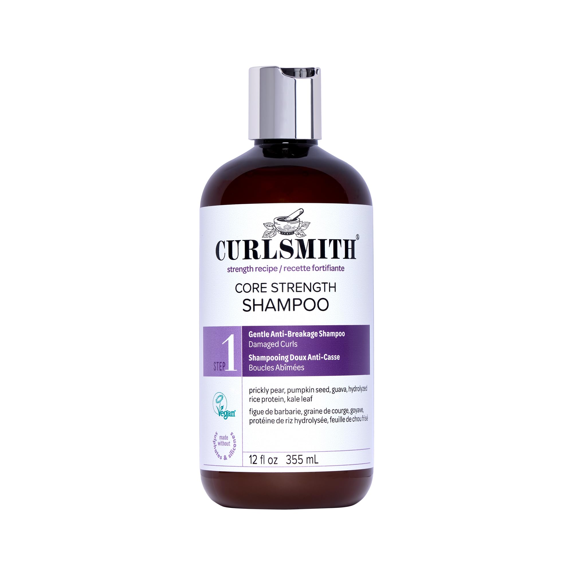 Curlsmith Core Strength Shampoo | Protein-Rich Strengthening Wash - 355ml